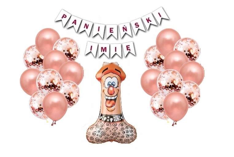 

Zestaw Wieczór Panieński Balony Baner Każde Imię