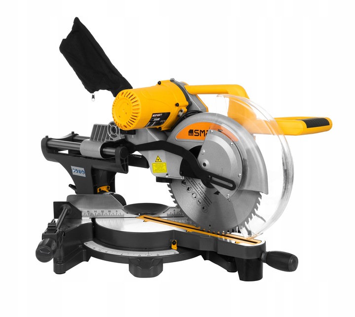 PIŁA UKOŚNICA Z POSUWEM 305MM 2000W + STÓŁ ROBOCZY Maksymalna moc 2000 W