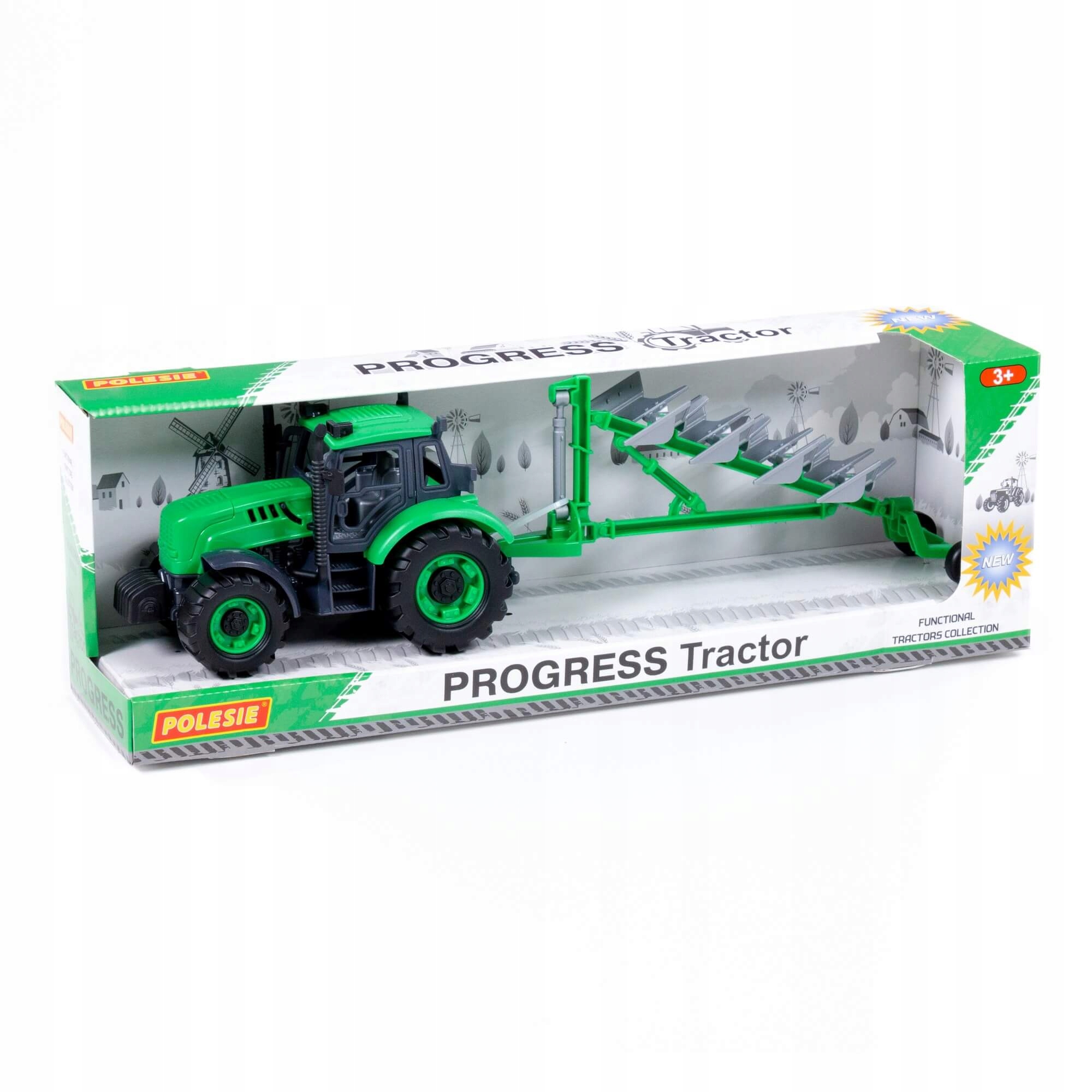 

Traktor rolniczy z pługiem Polesie