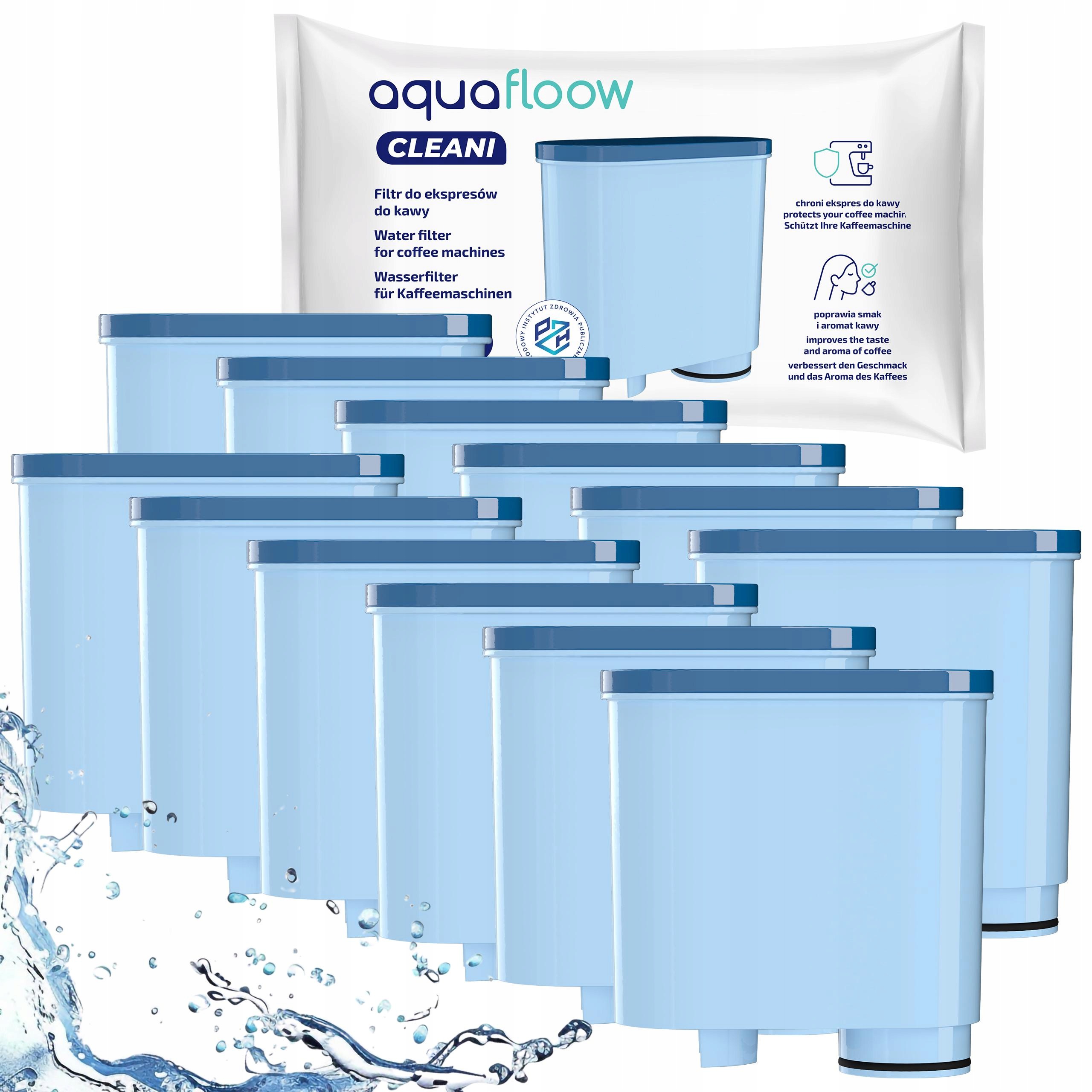 AquaFloow filtr do kávovaru Saeco Philips Latte Go 5500, náhrada 12 ks