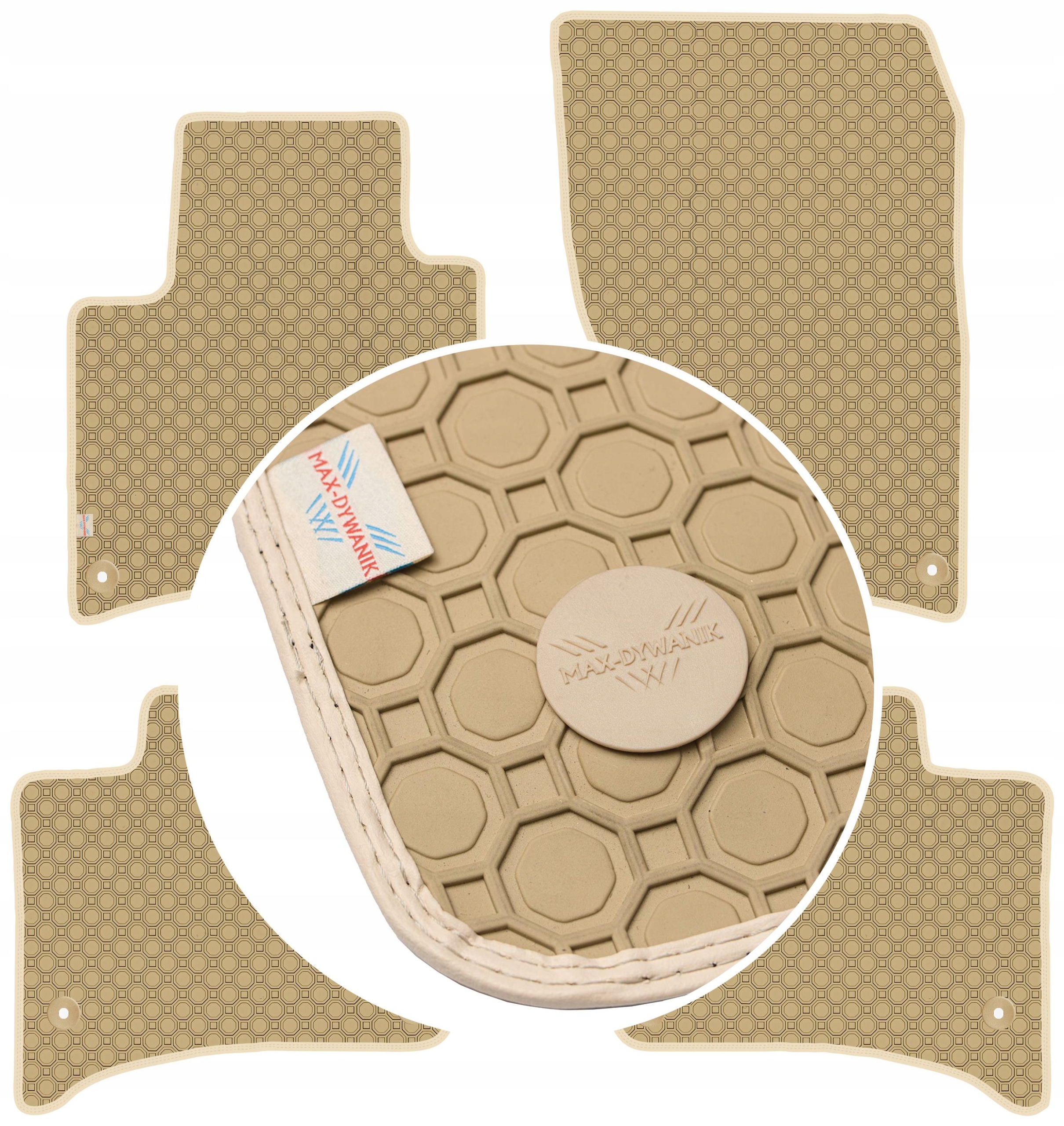 Porsche Cayenne II 2010-2017 Koberce Béžové