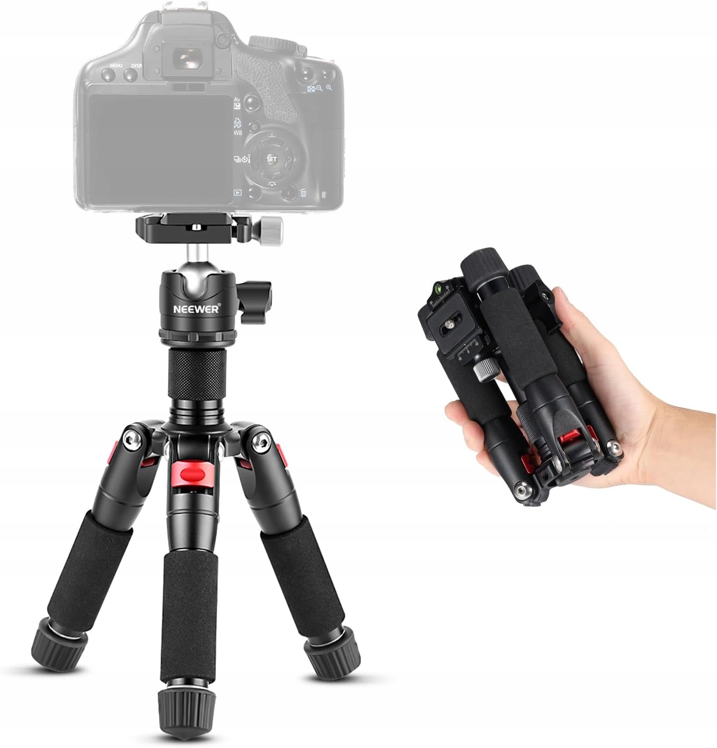 Stolní Stativ Neeweer TP-AAM521 Přenosný Mini 50 CM Hliníkový Tripod