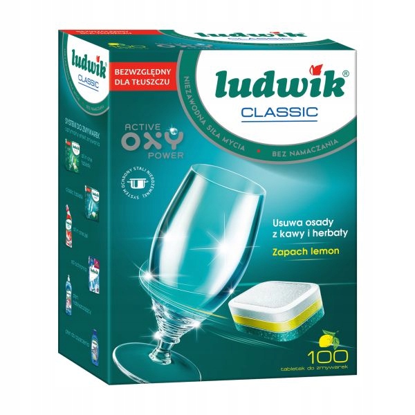 

Ludwik Tabletki do zmywarek Classic lemon 100szt