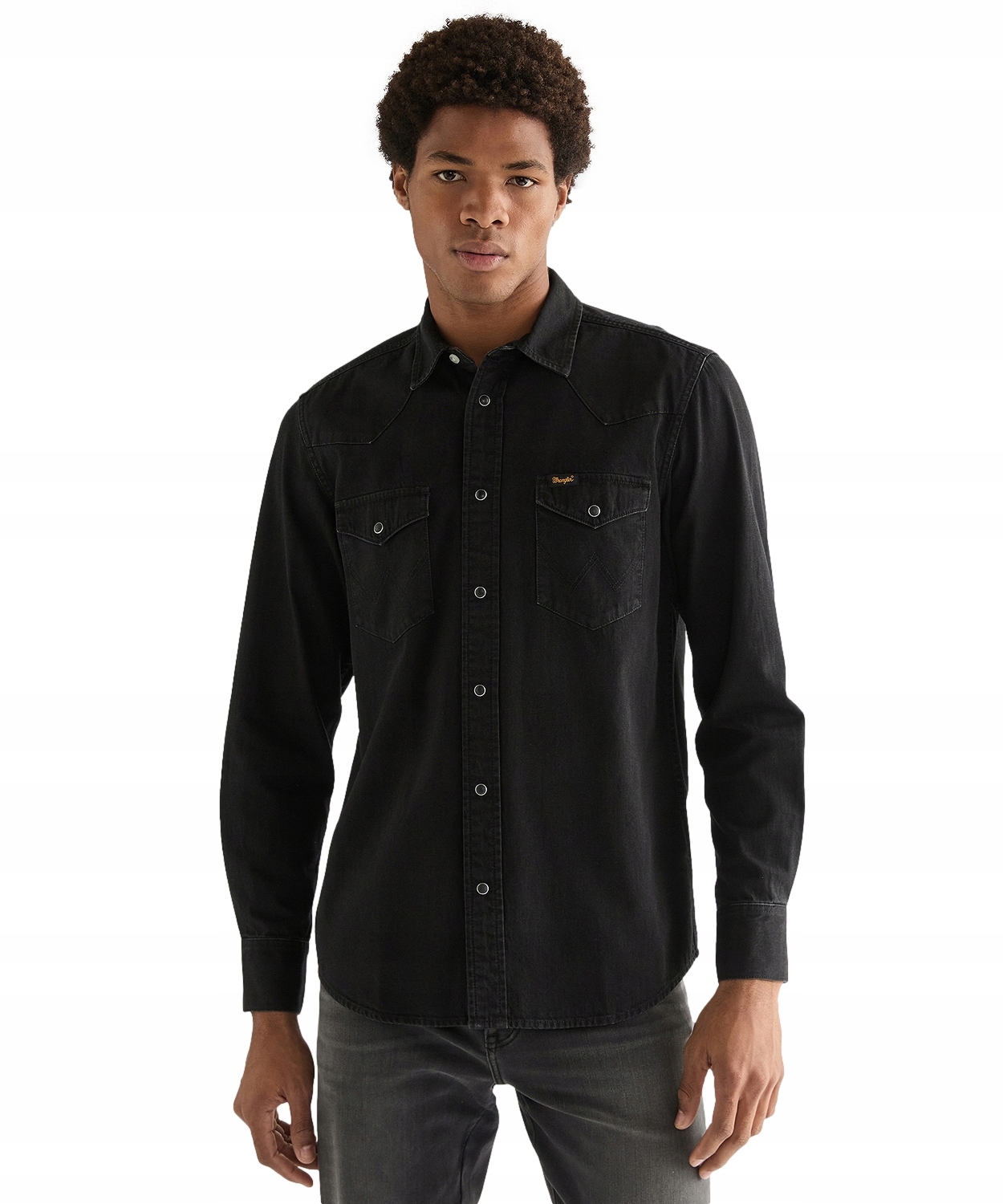 Košile Wrangler Western Shirt 112378427 Rinse Black L