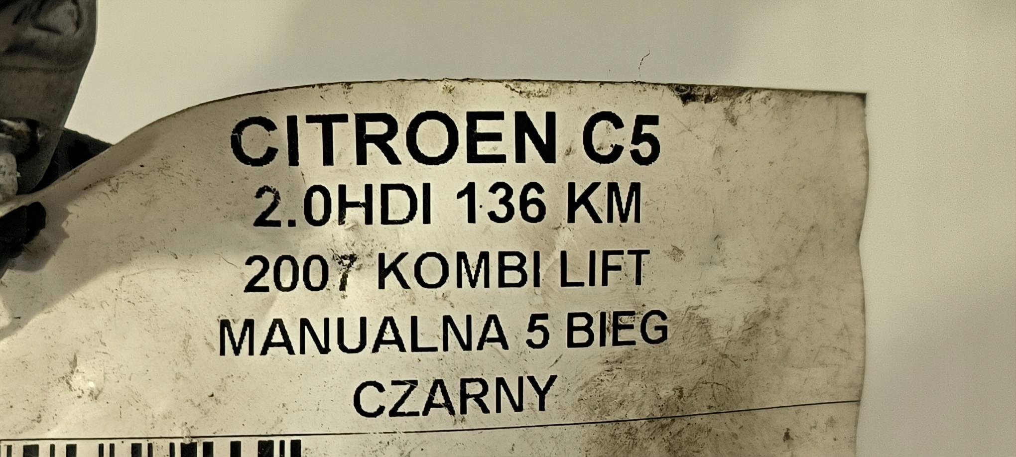 Gyujtás CITROEN C5