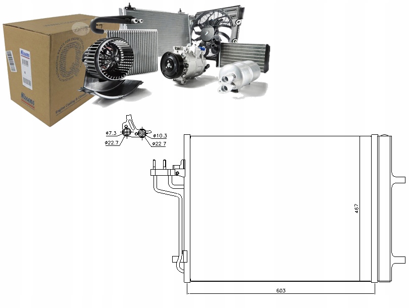 NIS940398 Chladič Klimatizace (s Vysoušečem) Fo Asistent Řidiče #33