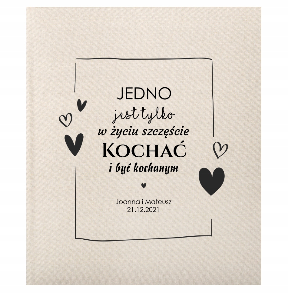 Album na zdjęcia 20 KART PREZENT ŚLUB ROCZNICA NADRUK Personalizacja