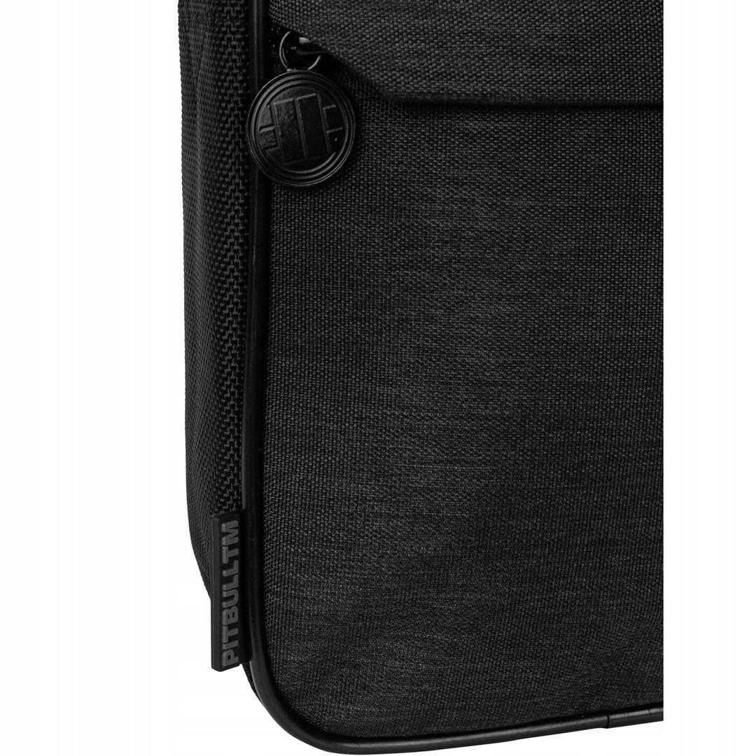 PITBULL WEST COAST MĘSKA TORBA NA RAMIĘ HILLTOP 2 CZARNA/BIAŁA UNIWERSALNA Kolor czarny