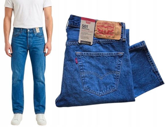Levi's 501 Original pánské džíny rovné 32/34 W32 L34