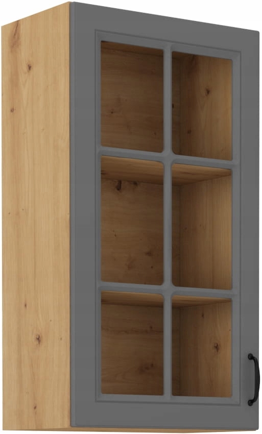 Kuchyňská Skříňka Vitrína 40X90 Stilo Šedá Artisan