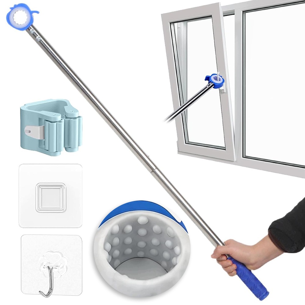 Univerzální teleskopická tyč pro okna a rolety 117 cm s protiskluzovou rukojetí