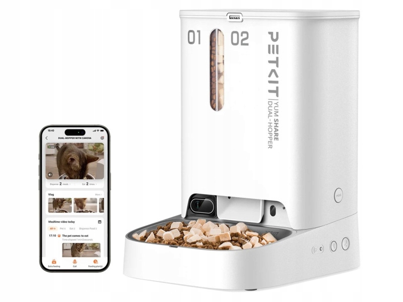 Dozownik karmy automatyczny Petkit Yumshare Dual Hopper
