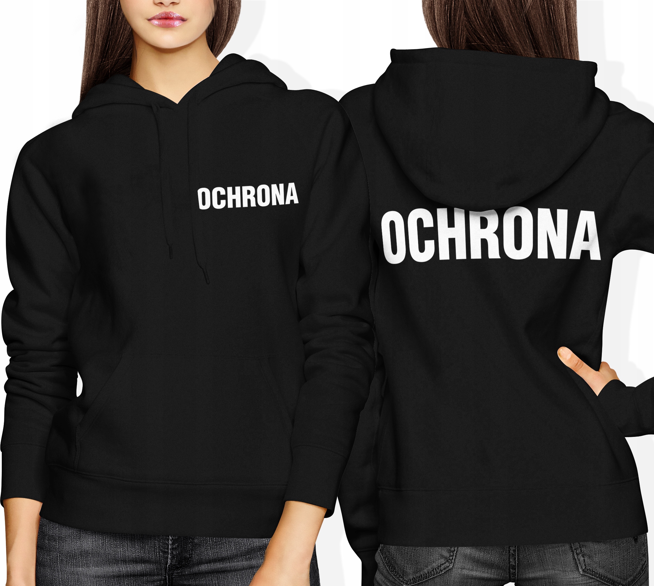 

Ochrona Bluza Strój Ochroniarza Z Nadrukiem R. XL