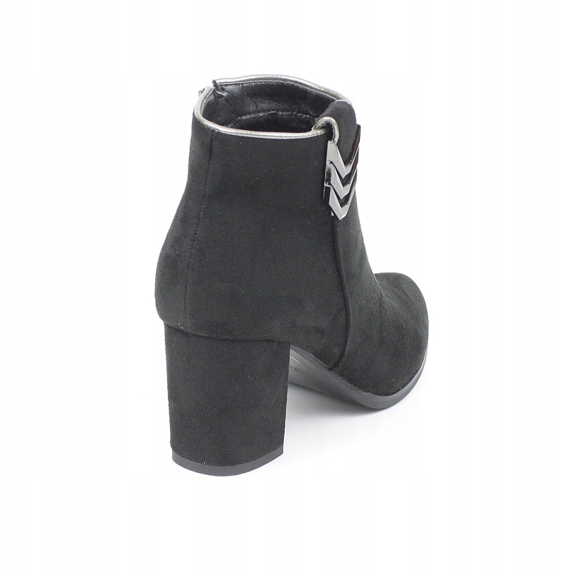 FILIPPO CZARNE OCIEPLANE BOTKI SŁUPEK DBT1023 39 Rozmiar 39