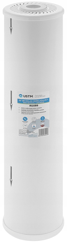 

Filtr Wody Wkład Odżelaziający 20'' Big Blue Ustm