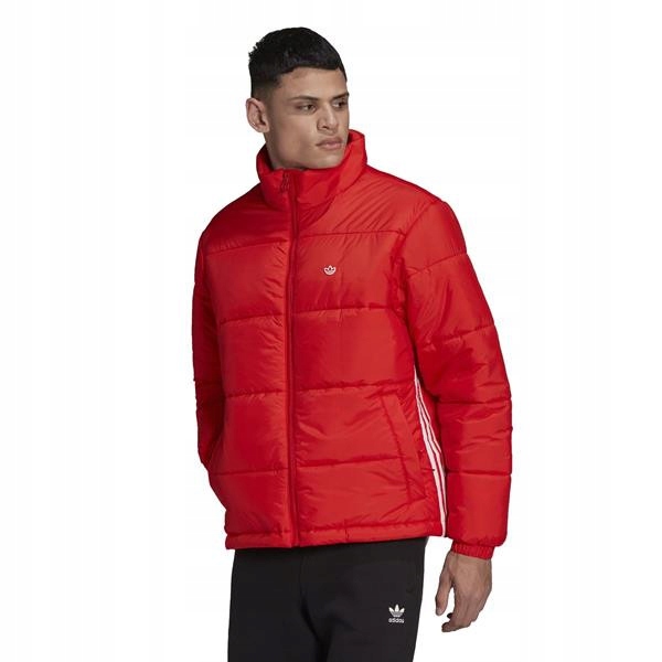 Pánská bunda adidas H13553 Pad Stand Puff Červená S