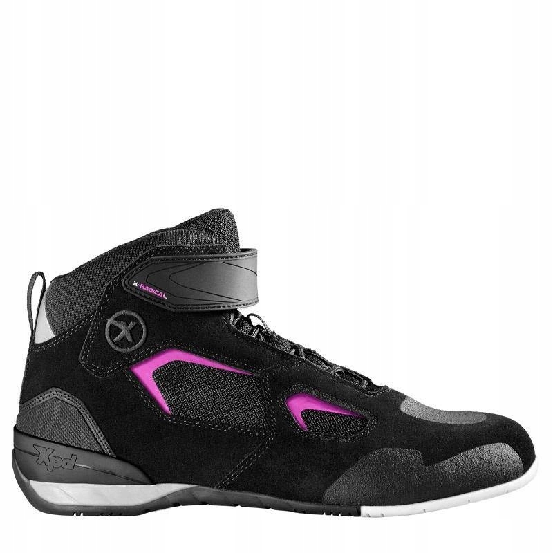 Motocyklové topánky krátke Xpd X-radical Lady Black/fuchsia Darčeky