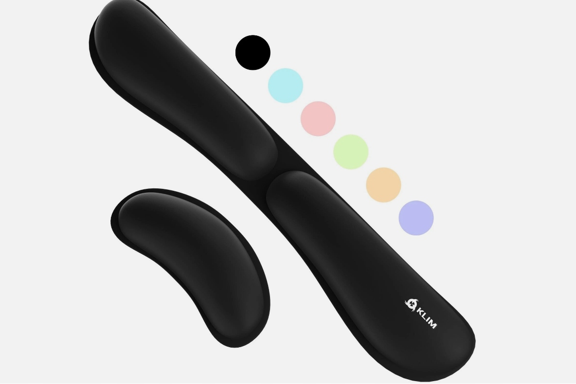 Zestaw pianki memory Klim Podpórka pod nadgarstek klawiatury, myszy