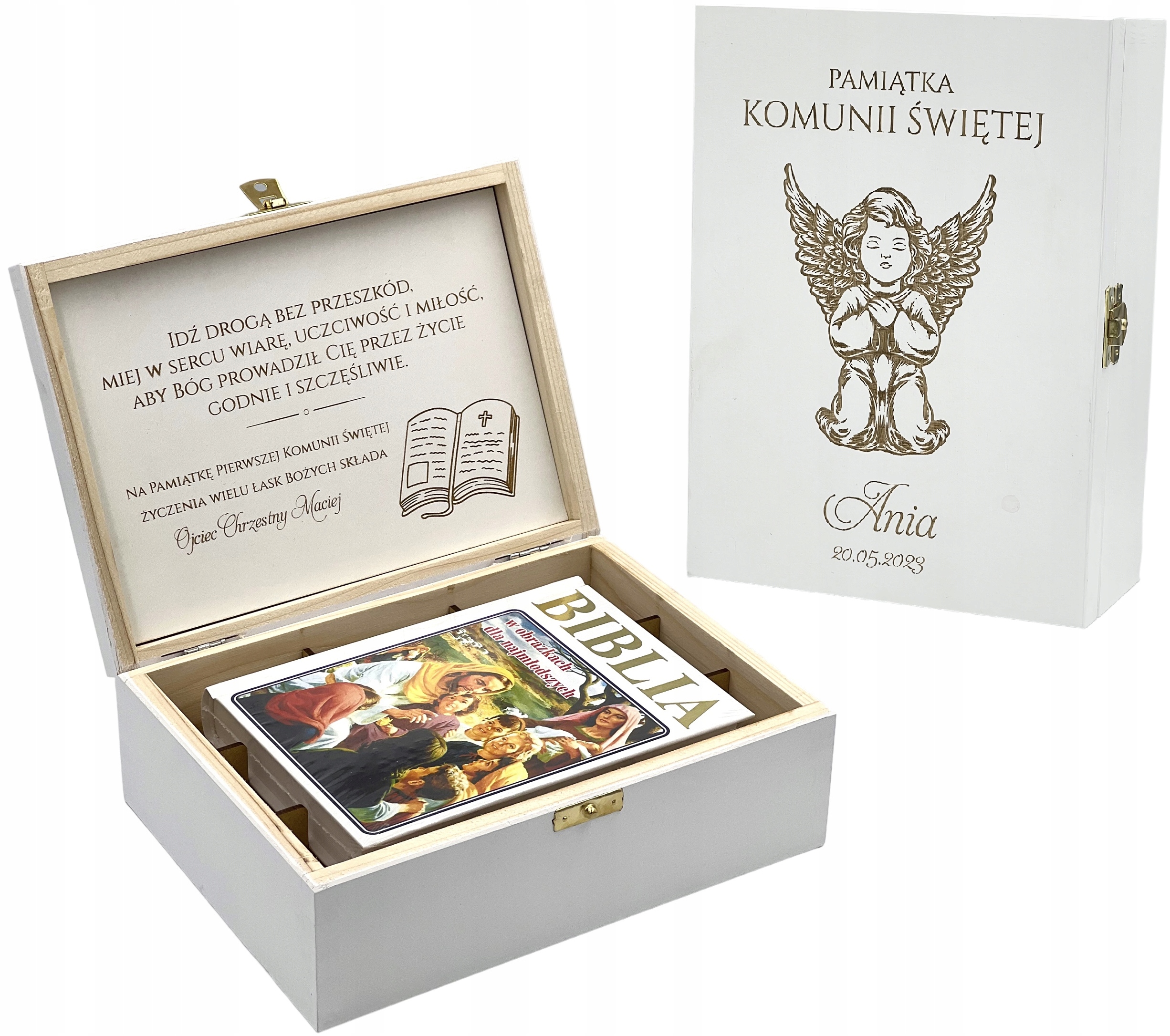 

Biblia Pismo Święte Na Komunie Pudełko