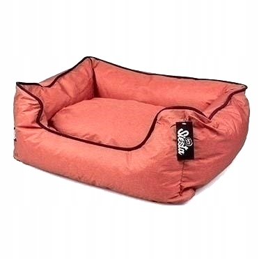 Levně Duvo+ Pelíšek pro psa a kočku S Pohovka Poly Červená 60x45 cm