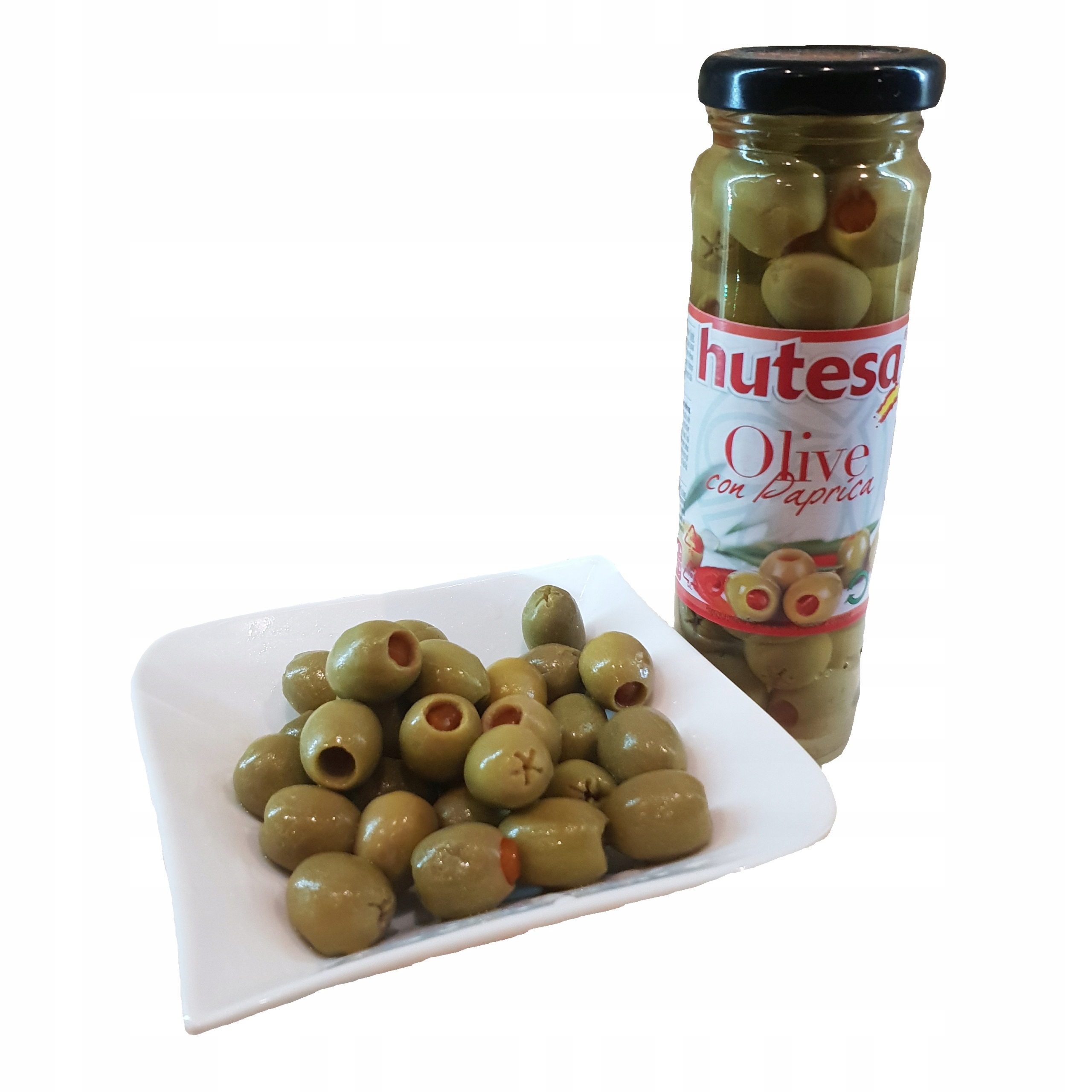 

Oliwki Zielone Nadziewane Pastą Paprykową 140g