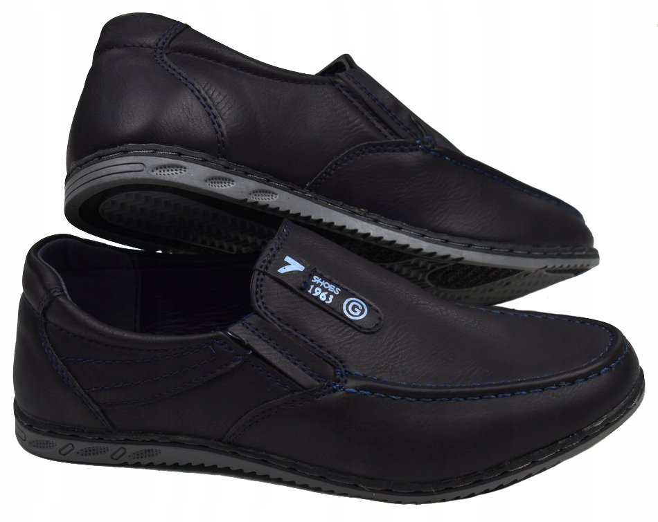 HAVER Nowe Granatowe PÓŁBUTY Mokasyny 20 cm - 32 Marka Inna marka