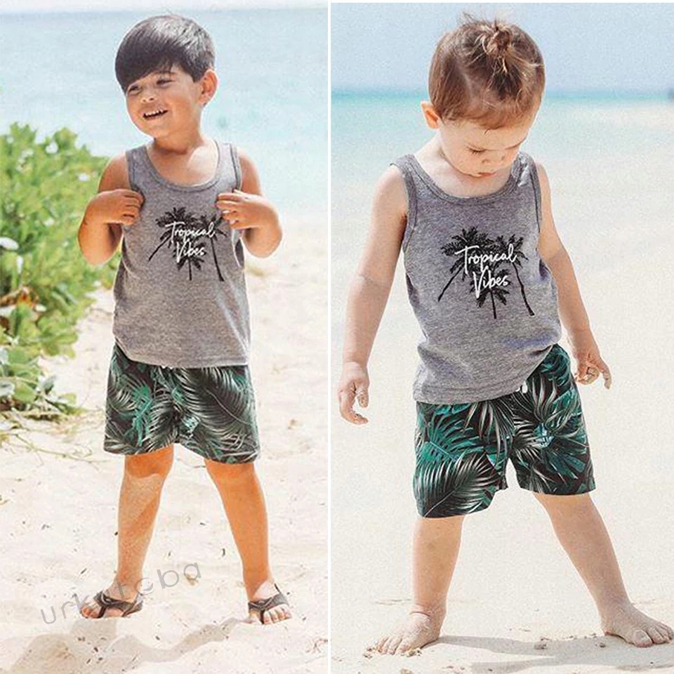 Komplet bluzka LATO krótkie spodenki PALMY 80 86 Marka Inna marka