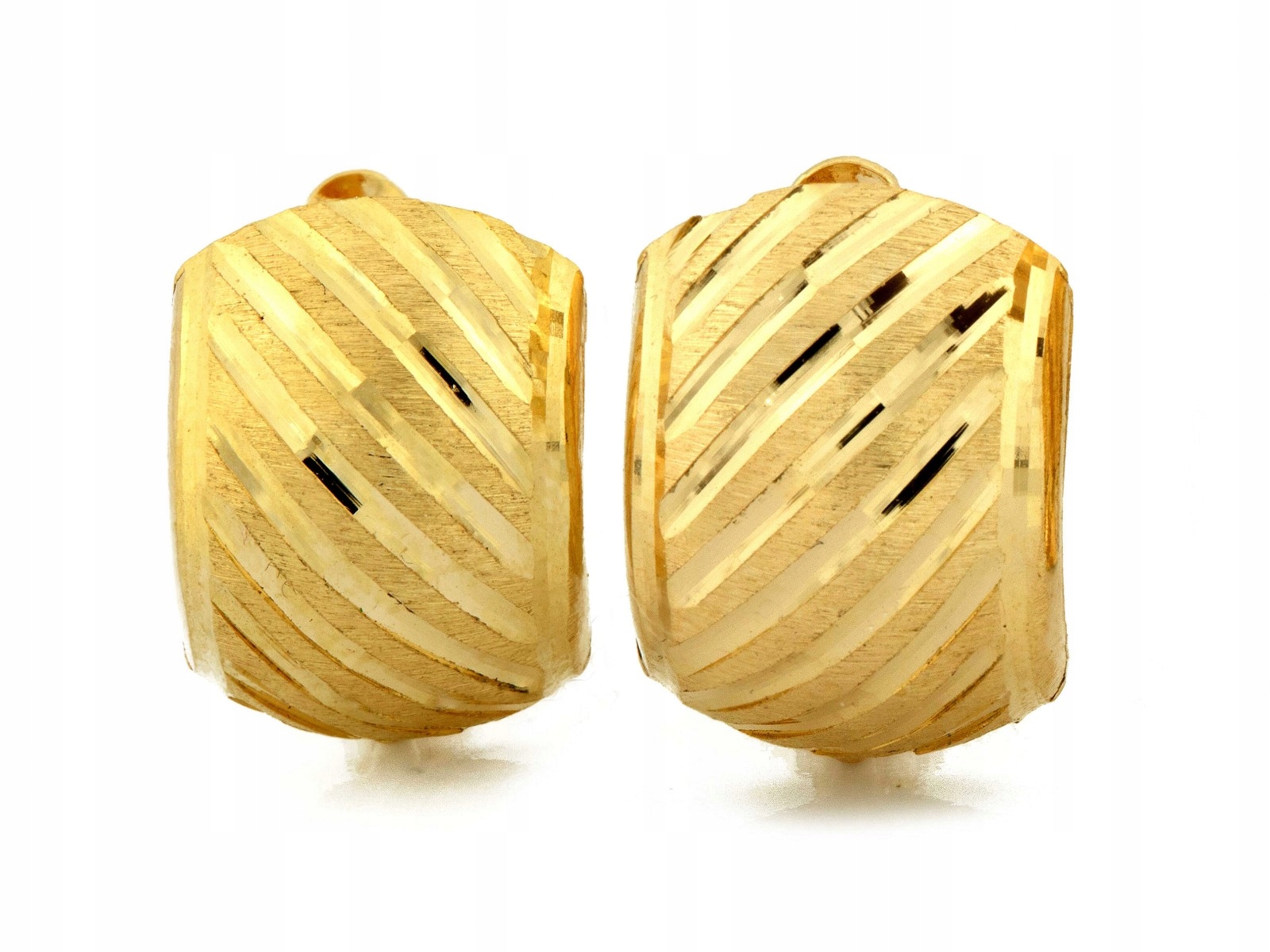 Dámské Zlaté Náušnice 585, módní a elegantní, ideální pro každou příležitost