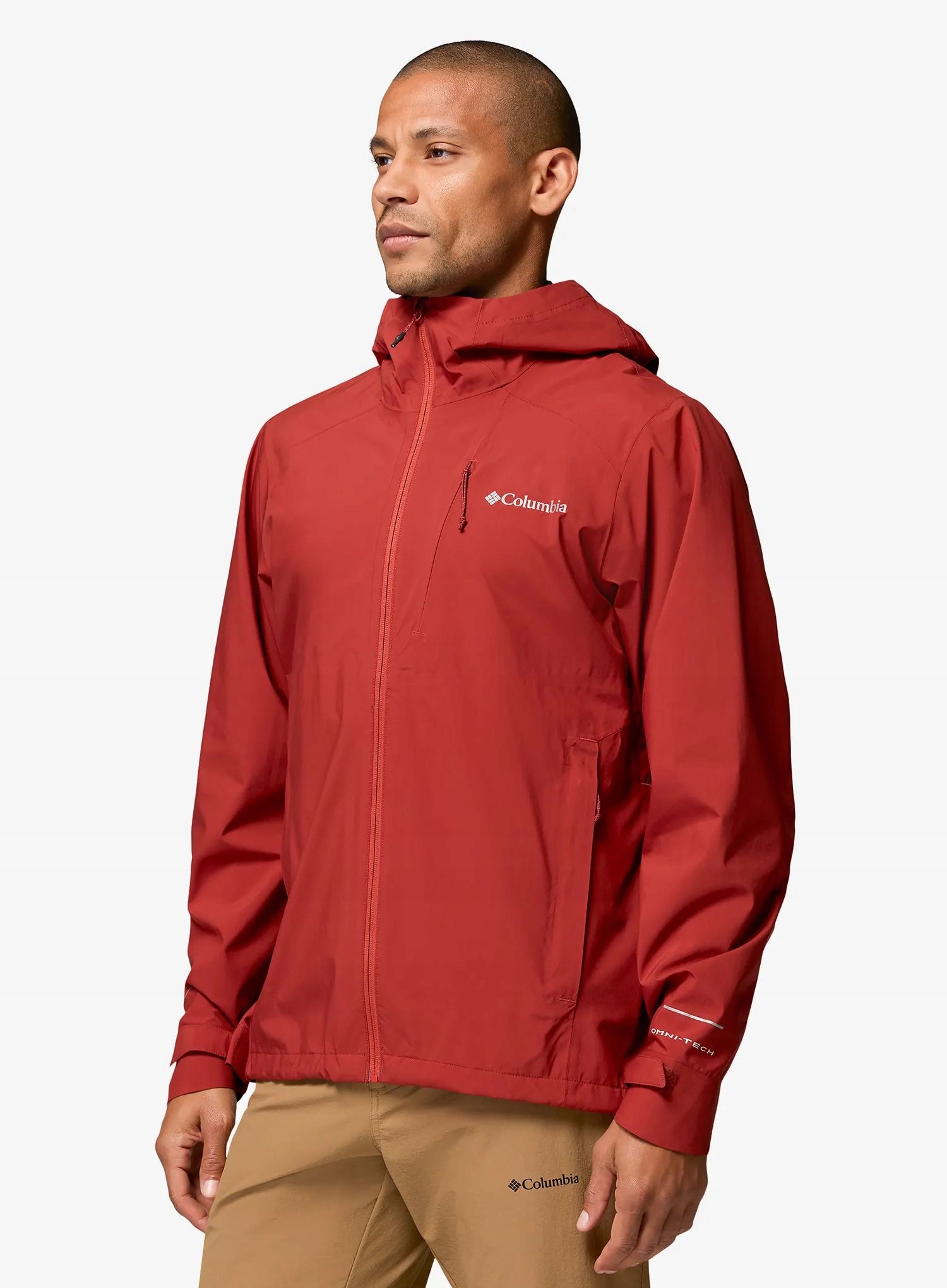 Kurtka przeciwdeszczowa Columbia Trailborne 2.5L Shell red oxide L
