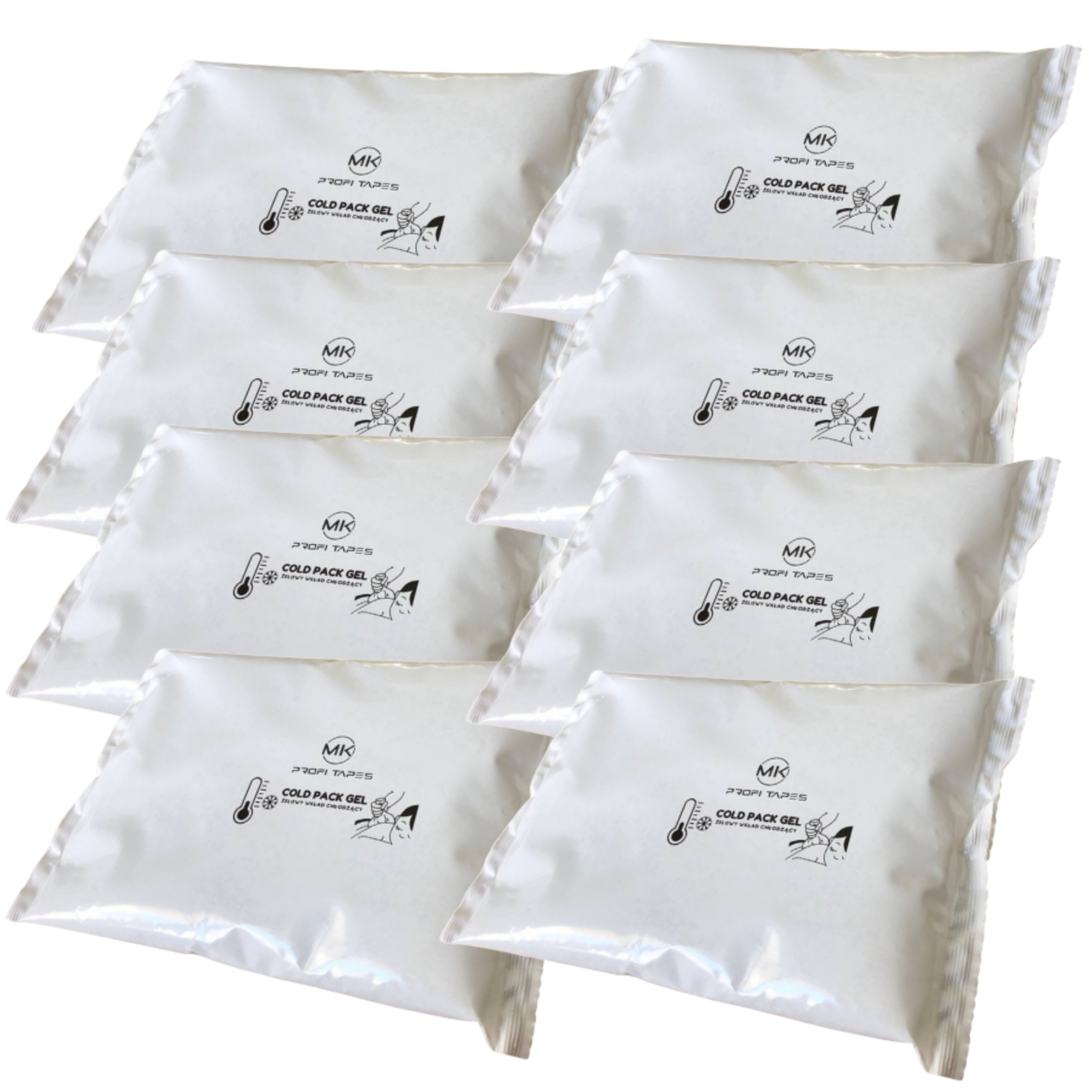 

Kompres Żelowy Cold Pack Gel Wkład Chłodzący 10szt