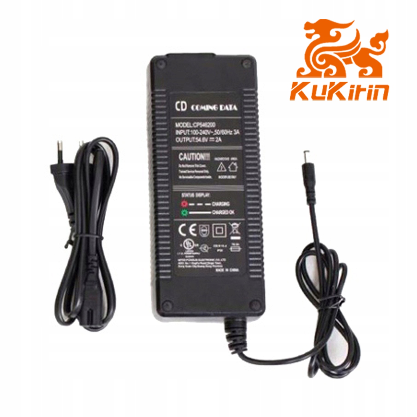 Ładowarka 54.6V 2A KuKirin G2 Oryginalna ładowarka