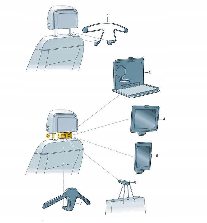 Smart Holder Baza 3V0061128 Producent części Skoda OE