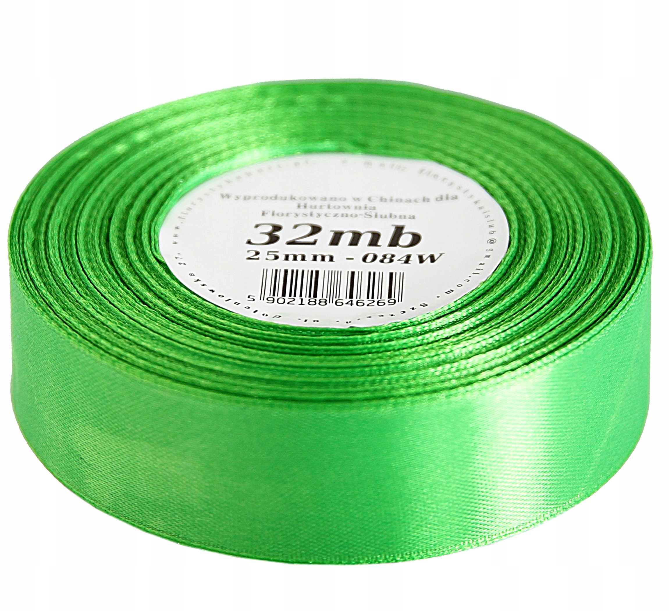 

Taśma satynowa wstążka atłasowa 25mm/32mb 82kolory