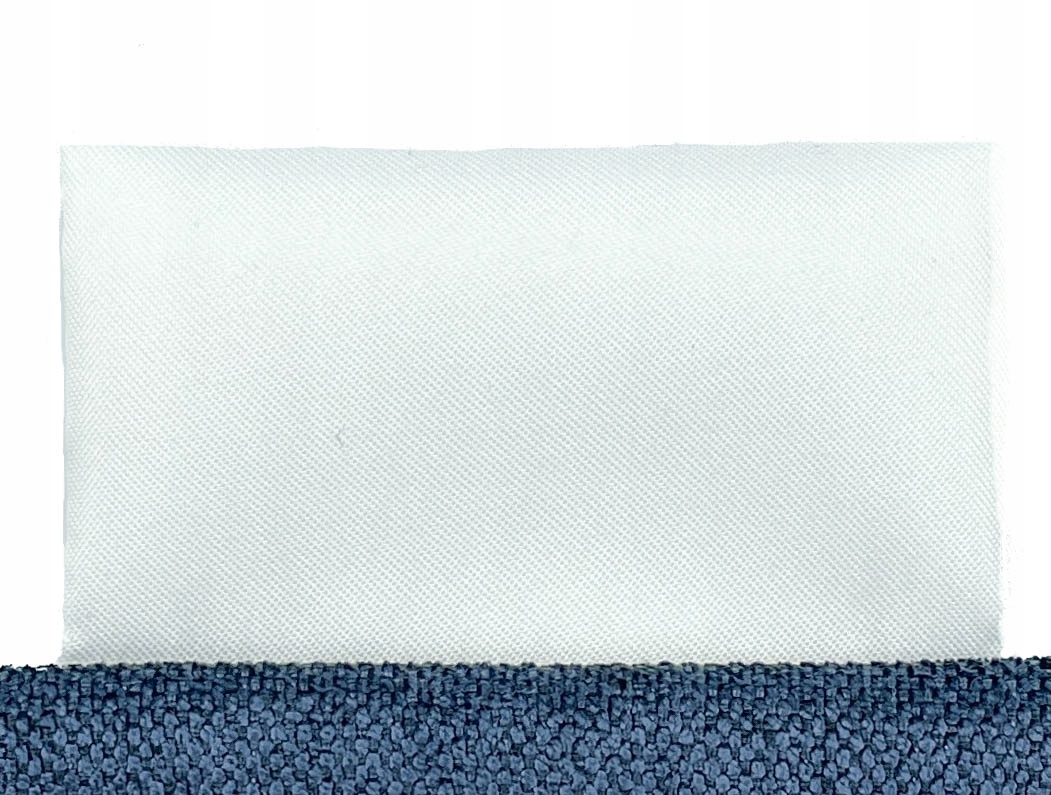 Biała prostokątna poszetka wypustka do marynarki