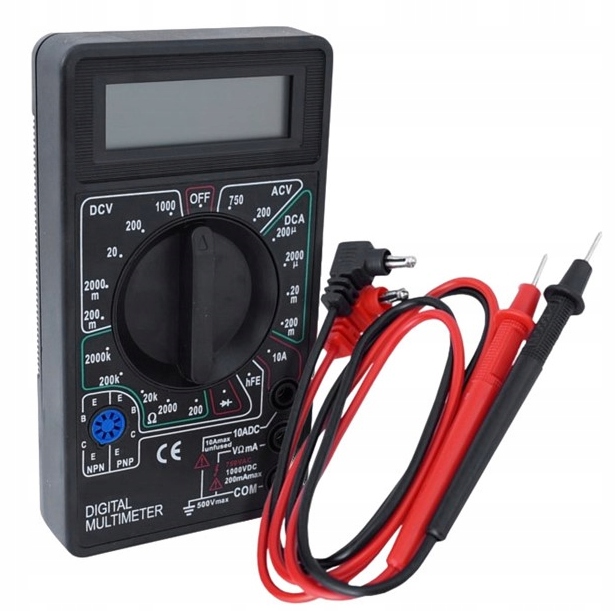 MIERNIK LCD CYFROWY MULTIMETR IGŁOWY DT- 830B