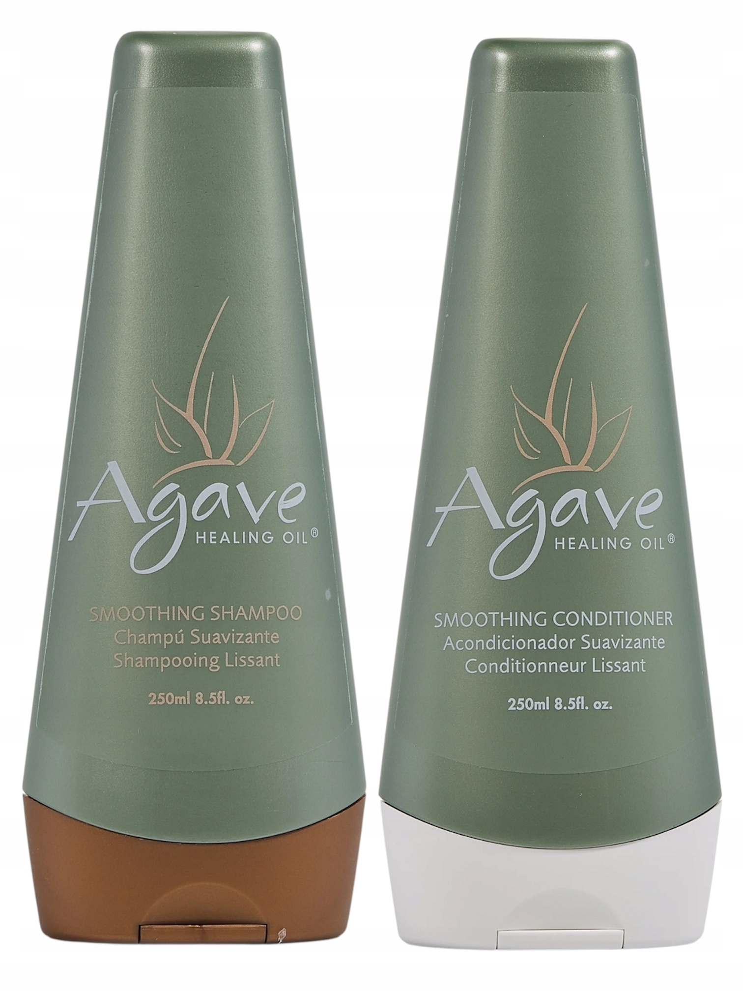 Agave zestaw szampon+odżywka po keratynie i nano 2x250ml bez Sls i soli