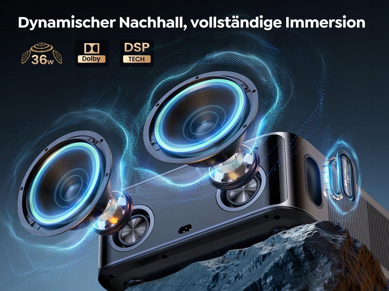 TOPTRO Projektor 4K 1200 ANSI Netflix Dolby Audio Bluetooth WiFi Kino — miniatura 7