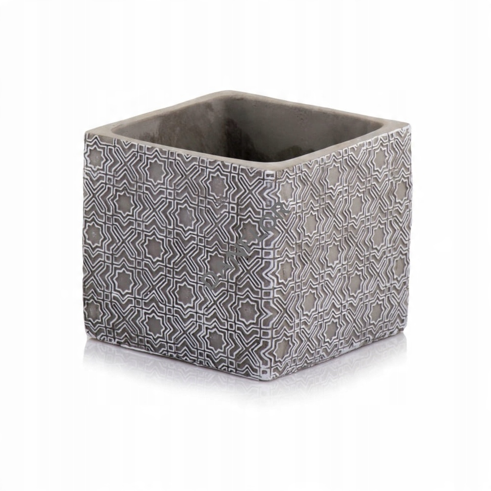 

Doniczka Ceramiczna Szara surowa etno beton