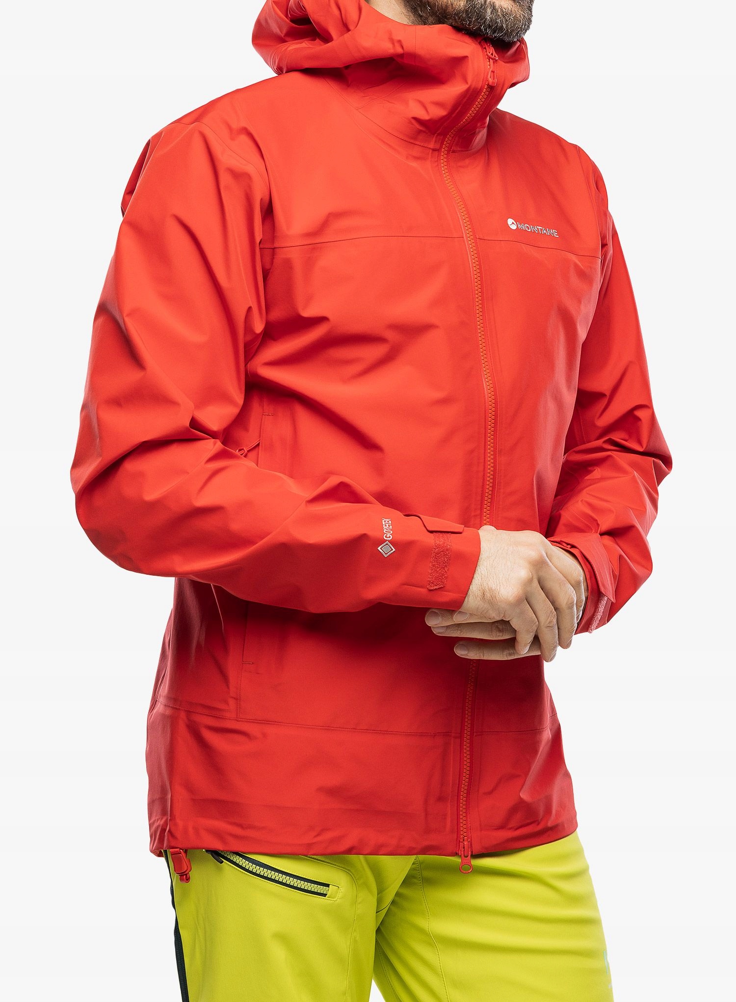 Gore Tex bunda Montane Phase Jacket adrenalinově červená XXL