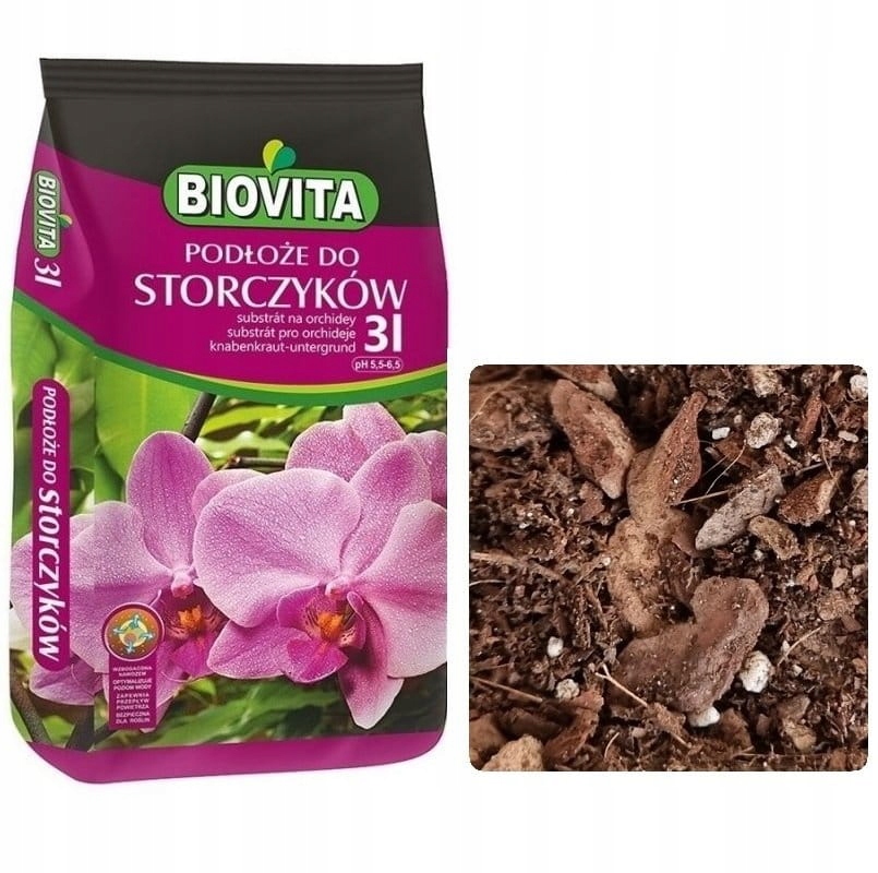 Ziemia do STORCZYKÓW orchidei naturalne podłoże 3L