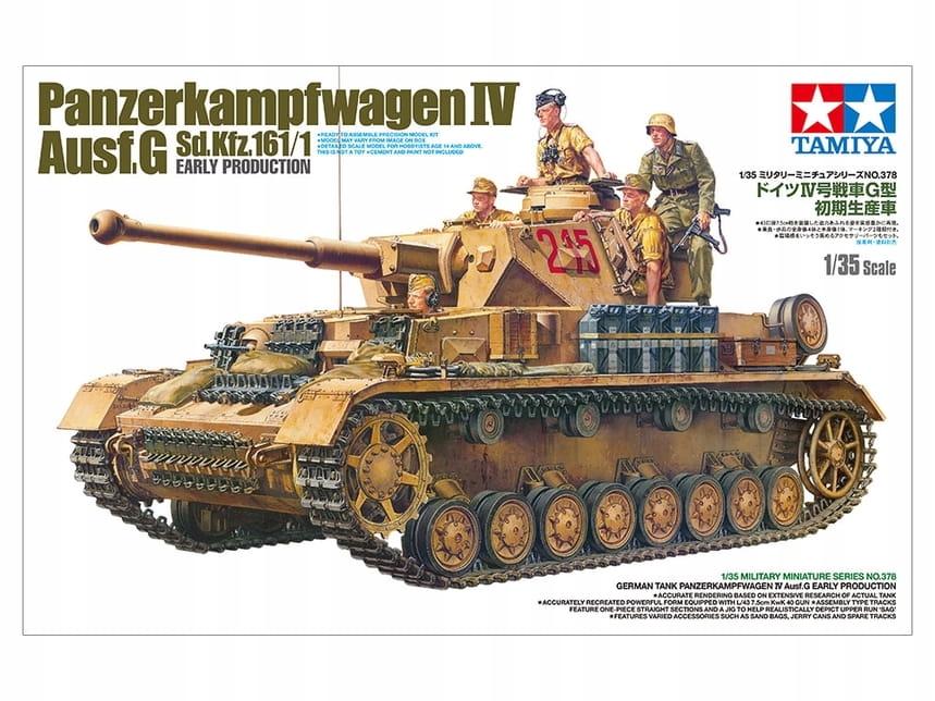 Tamiya 35378 1:35 Panzerkampfwagen IV Ausf.G Sd.Kf