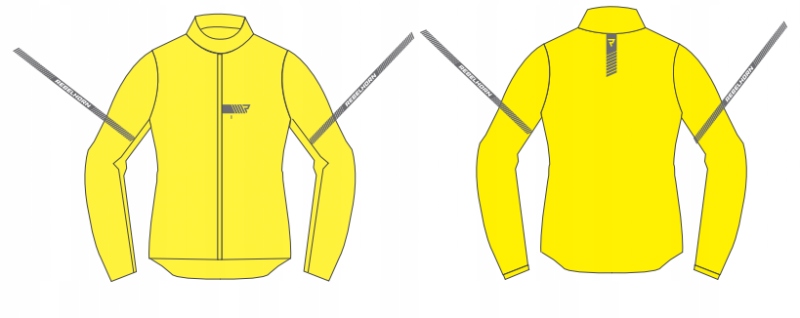 Bunda Do Dažďa Rebelhorn Oceán Fluo Yellow 5XL