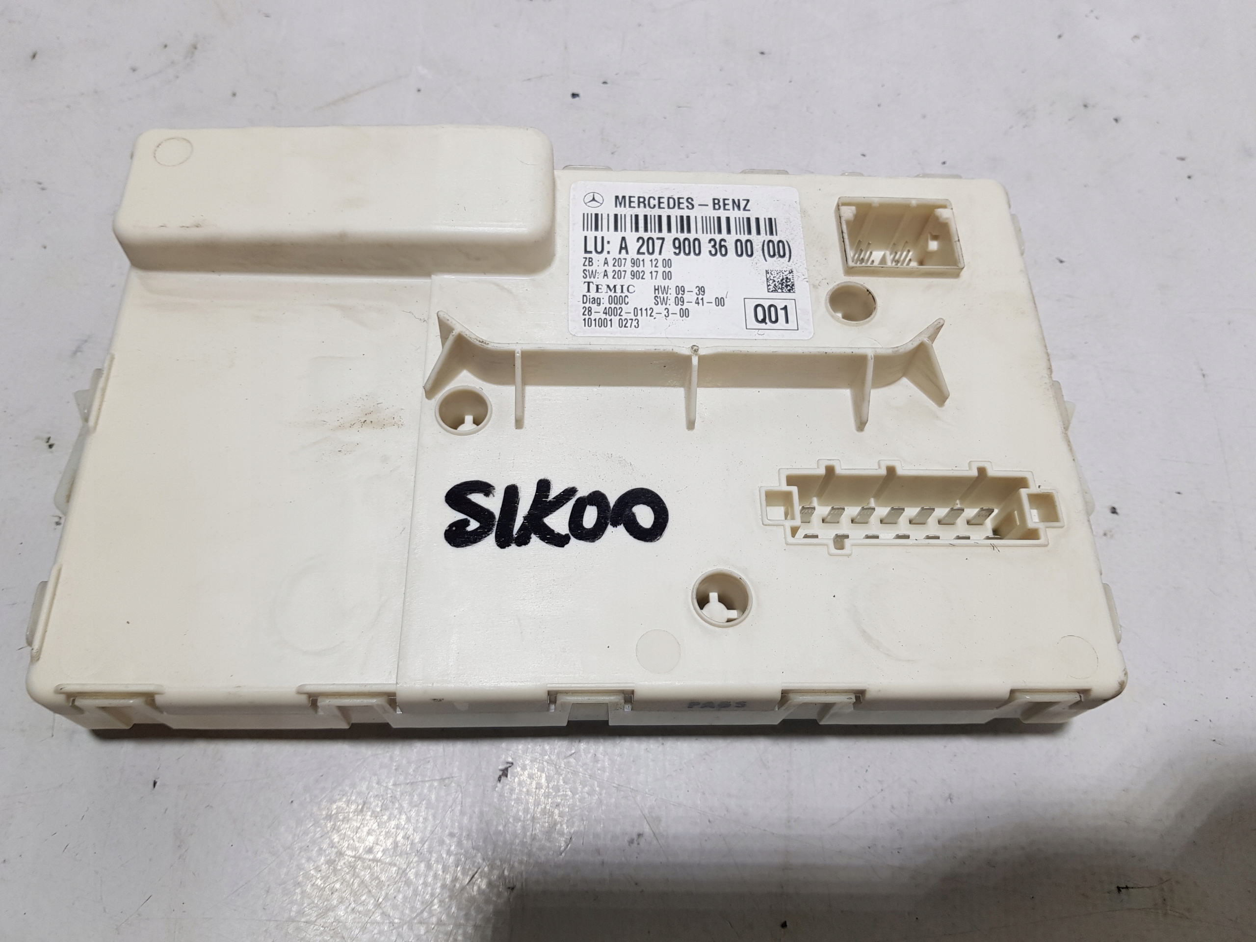 MERCEDES W207 module control unit SAM 2079003600