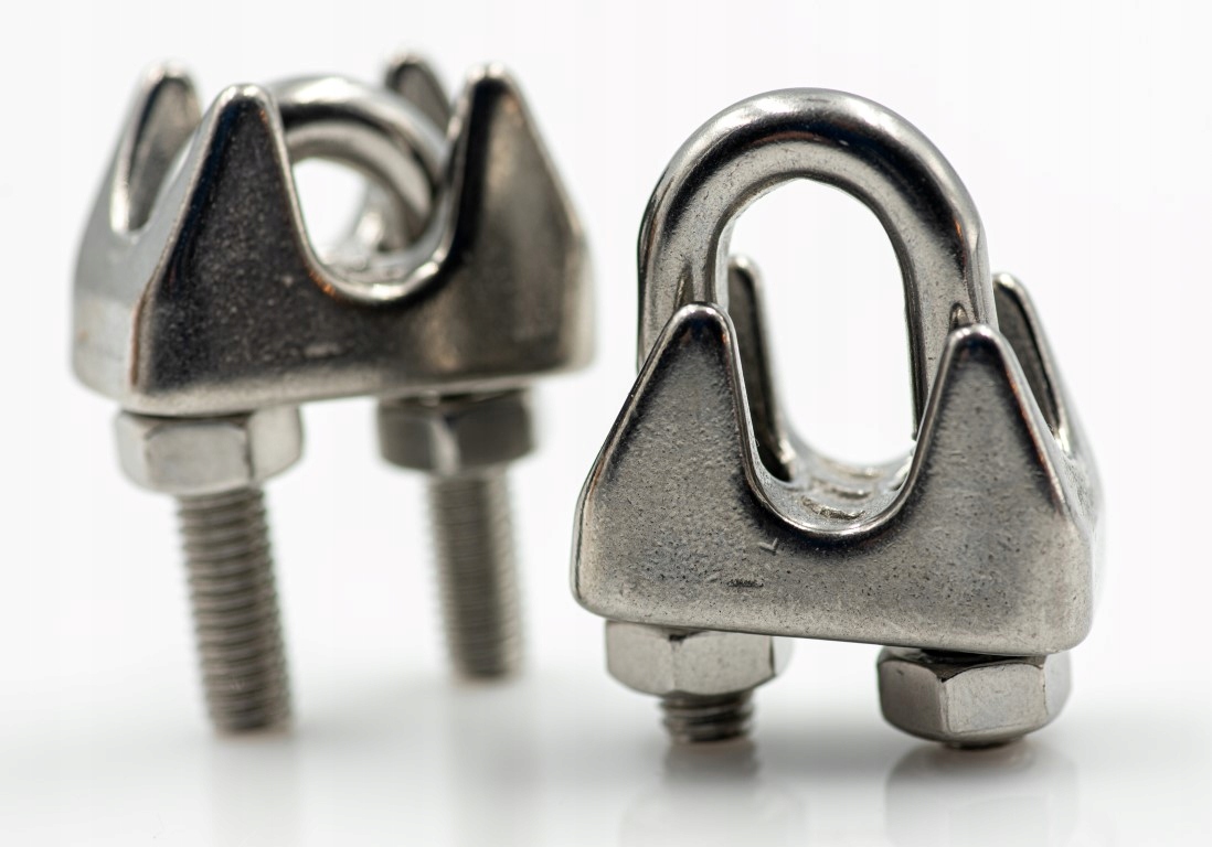 8mm ZACISK LINOWY KABŁĄKOWY KWASOODPORNY inox niedzewny A4 8248