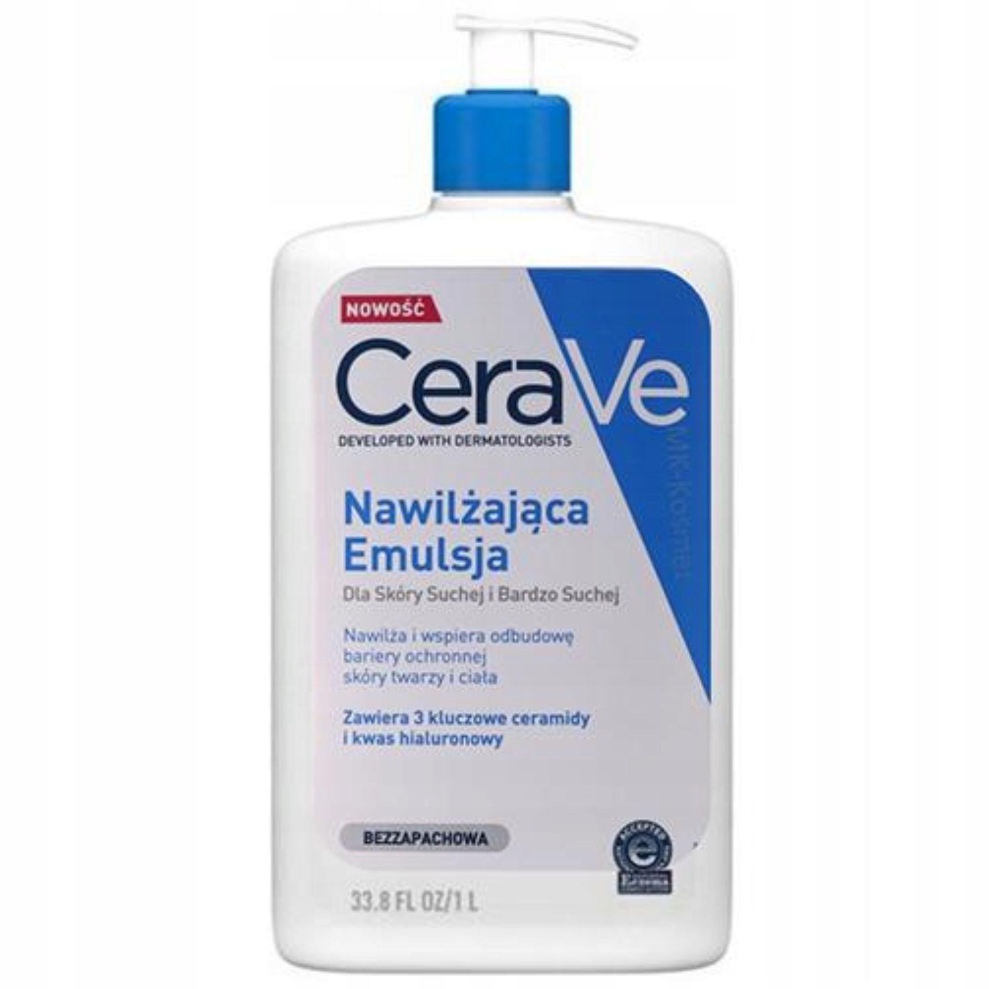 CeraVe Nawilżająca emulsja do skóry suchej i bardzo suchej 1000 ml