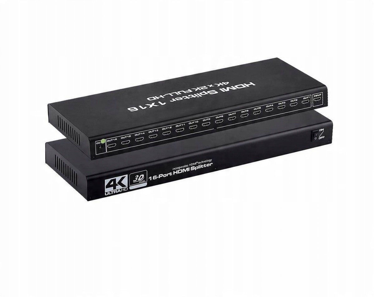 

Rozdzielacz Hdmi splitter 16 monitorów 4K FullHD