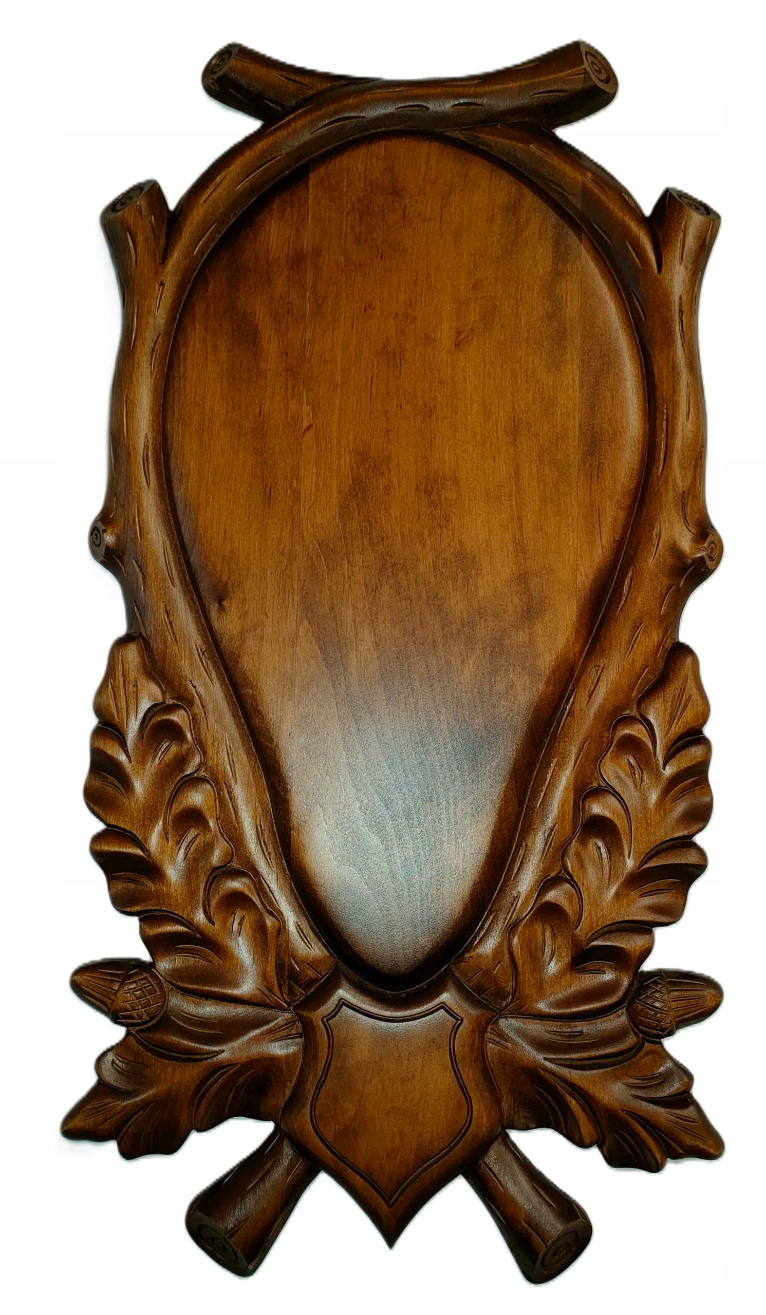 Deska pod poroże daniela pięknie rzeźbiona