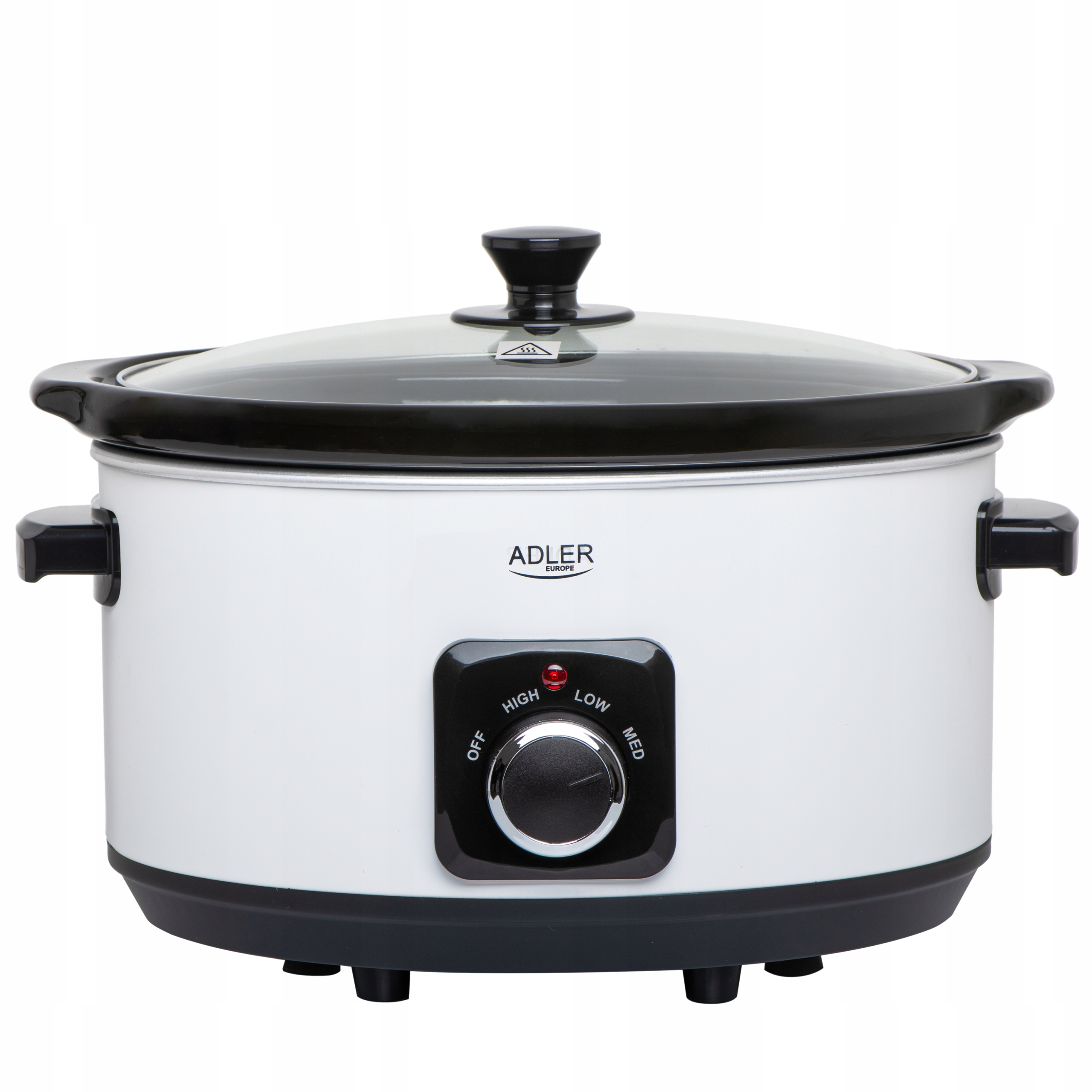 Adler Ad 6413r Slow cooker, 5.8L, White Adler