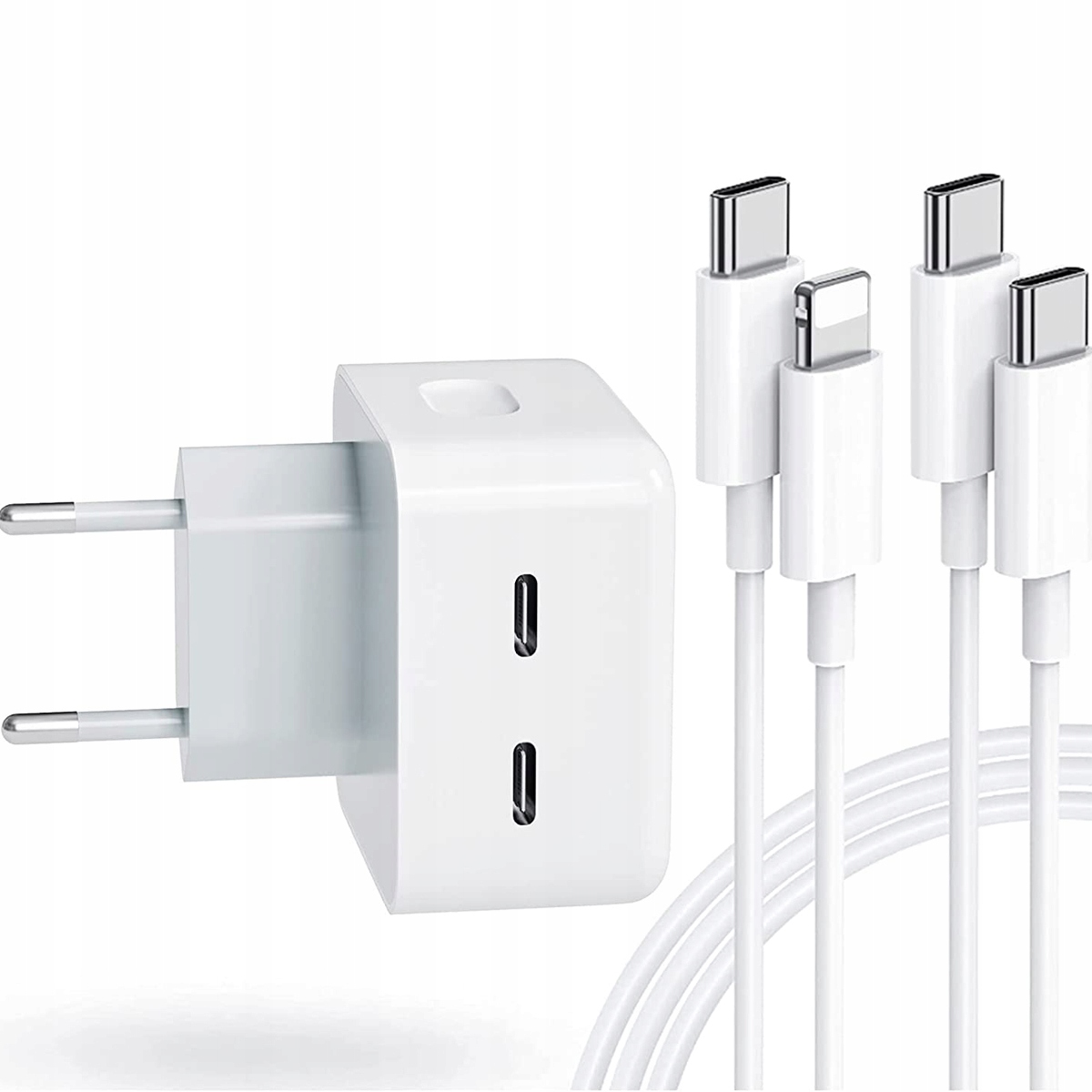

Szybka Ładowarka Zasilacz 35W Do iPhone 2X Usb-c