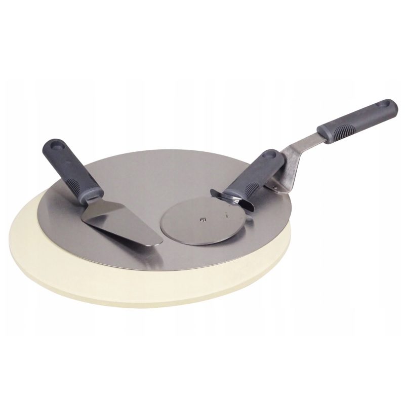 

Kamień do pieczenia pizzy łopatka nóż ZESTAW-1674